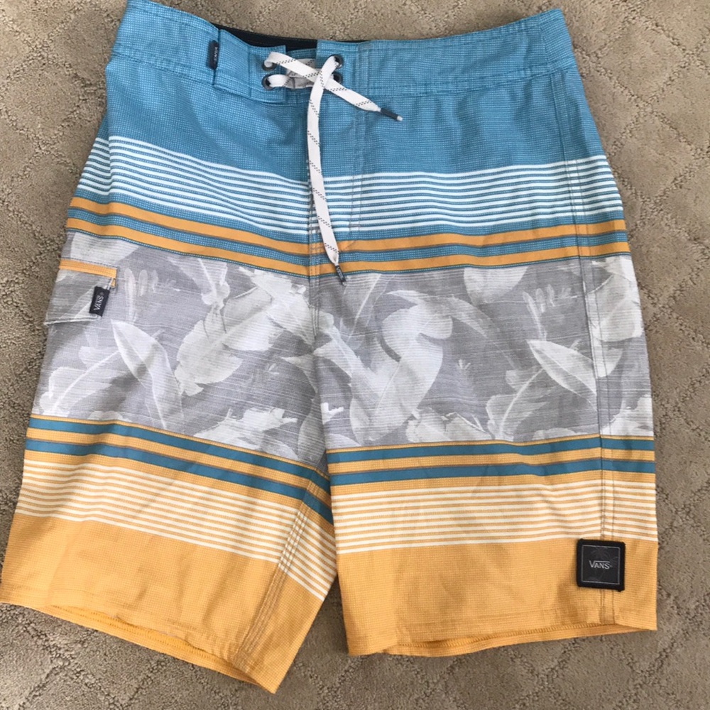 Vans swim trunks.